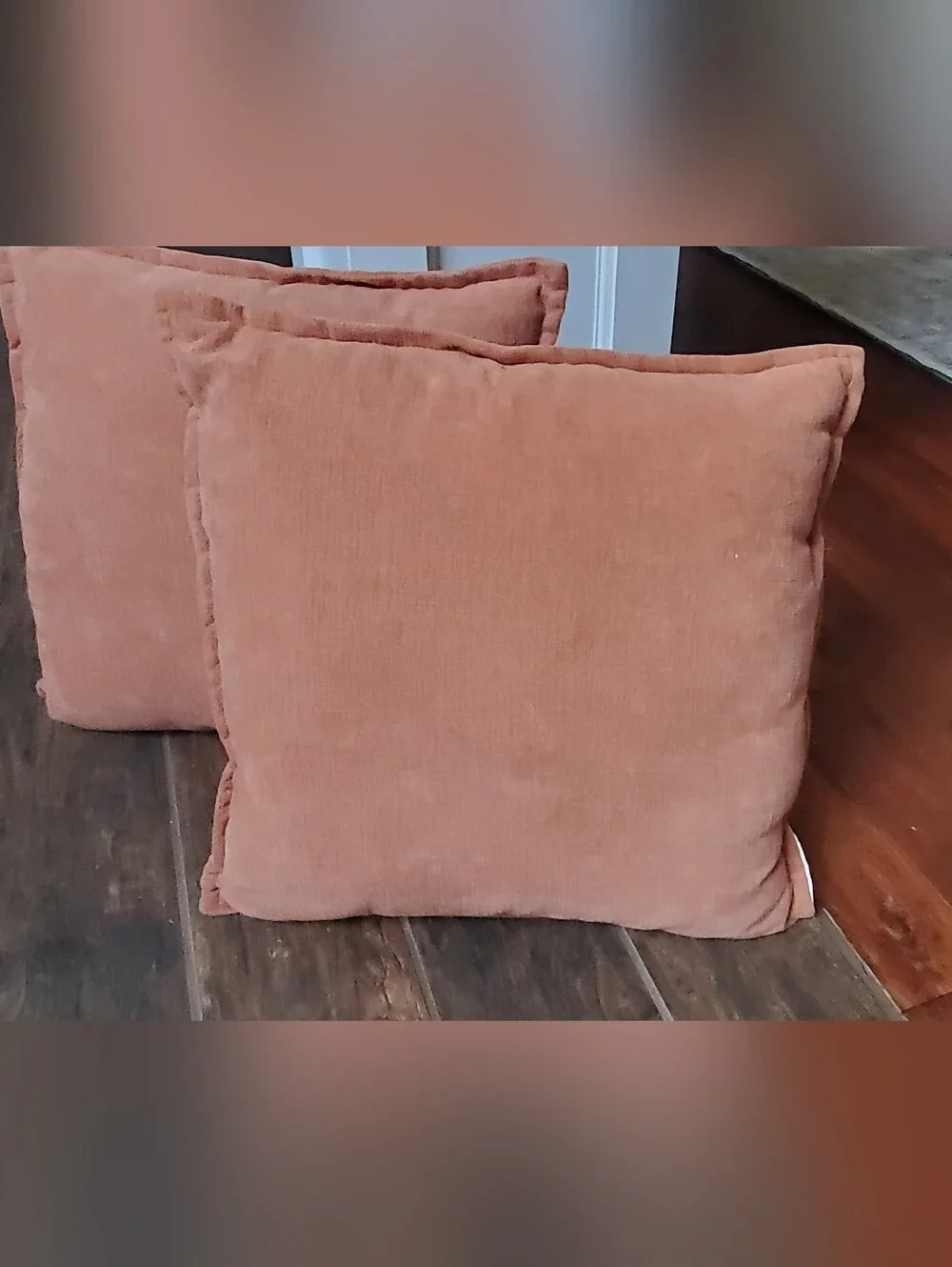 Home Accents SET OF TWO Throw Pillow - Dusty Terracotta